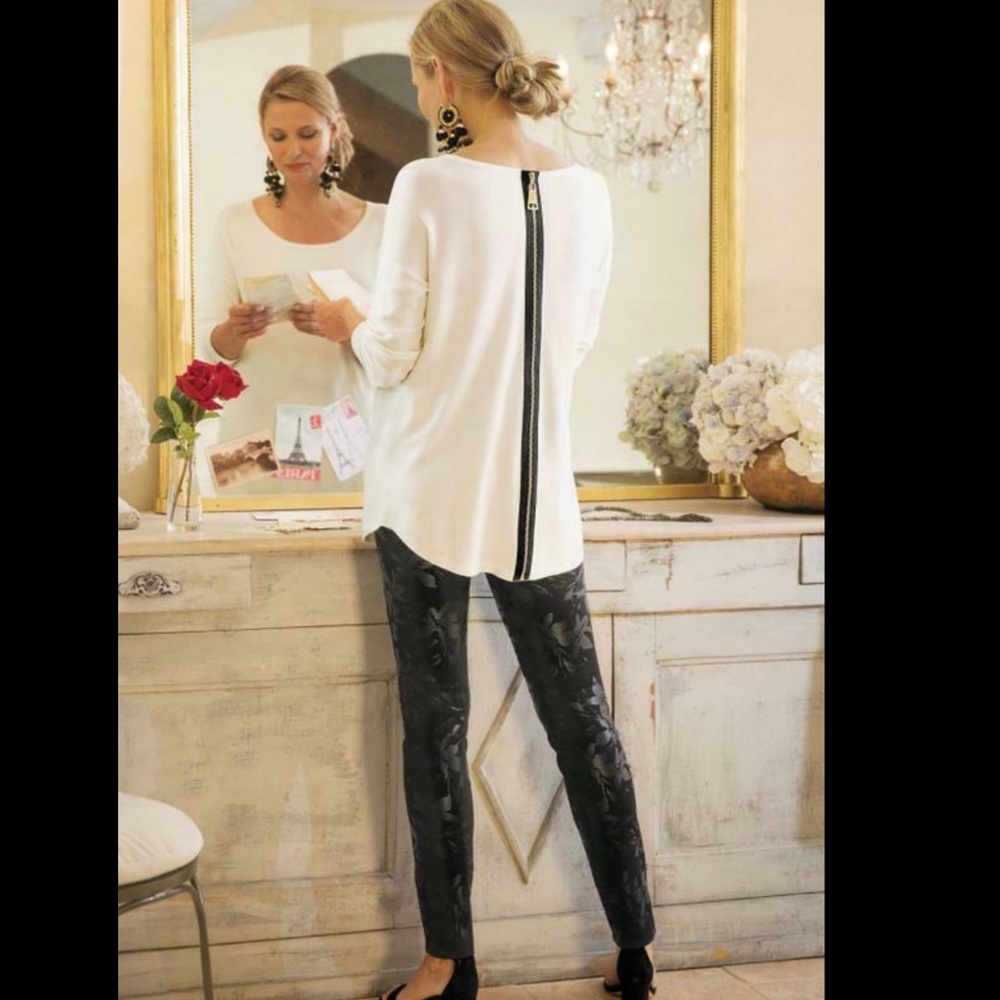 Soft Surroundings Black Ponte Twilight Pants XS